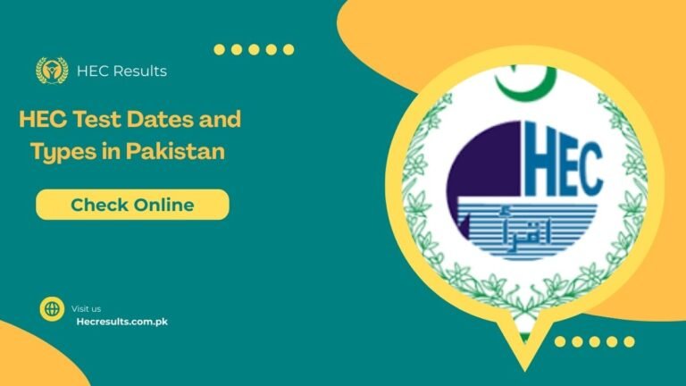 HEC Test Dates and Types in Pakistan 2025 [ April Updated ]