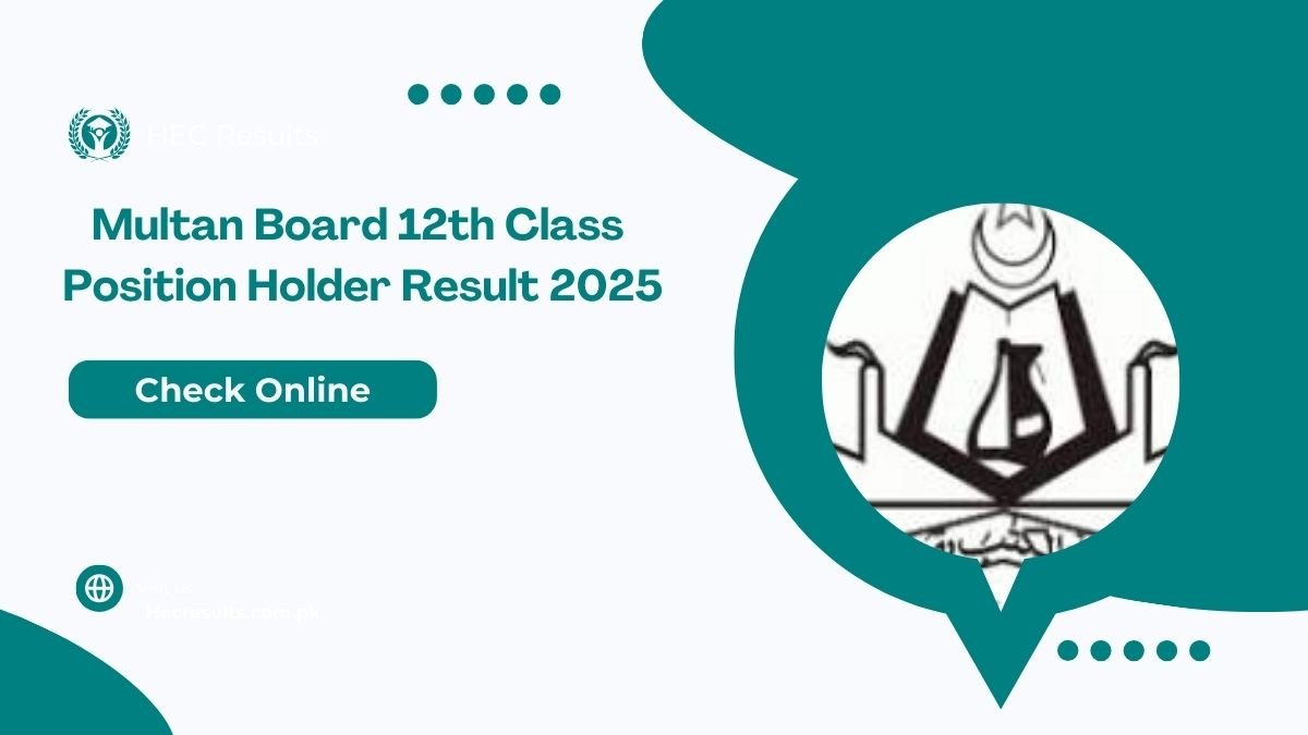 Multan Board 12th Class Position Holder Result 2025